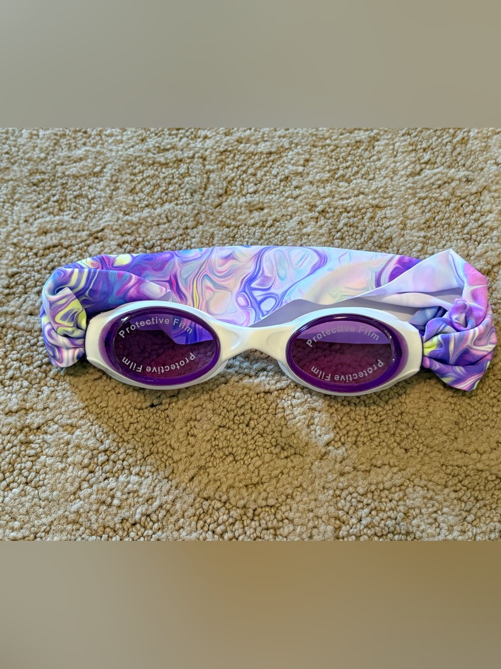 Toddler Swim Goggles with Headband- 2 sets